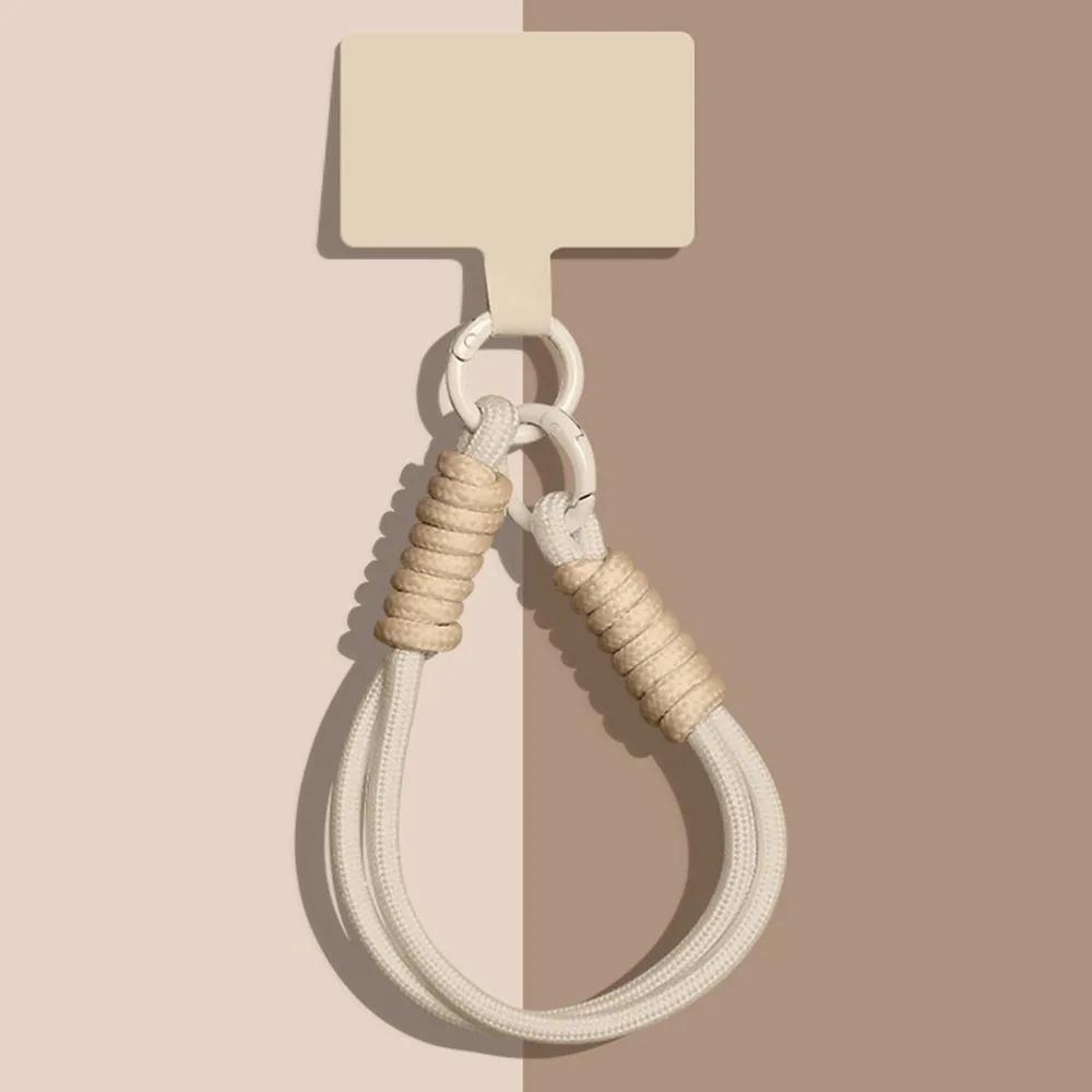 Breloques de téléphone portable tissées à la main, étui universel, lanière de poignet, Sports de ple