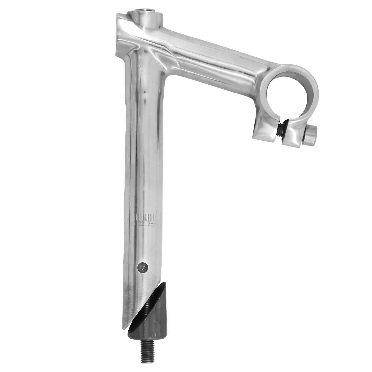 Tige de guidon de vélo en alliage argenté, 1 2,2 clip, 25.4mm