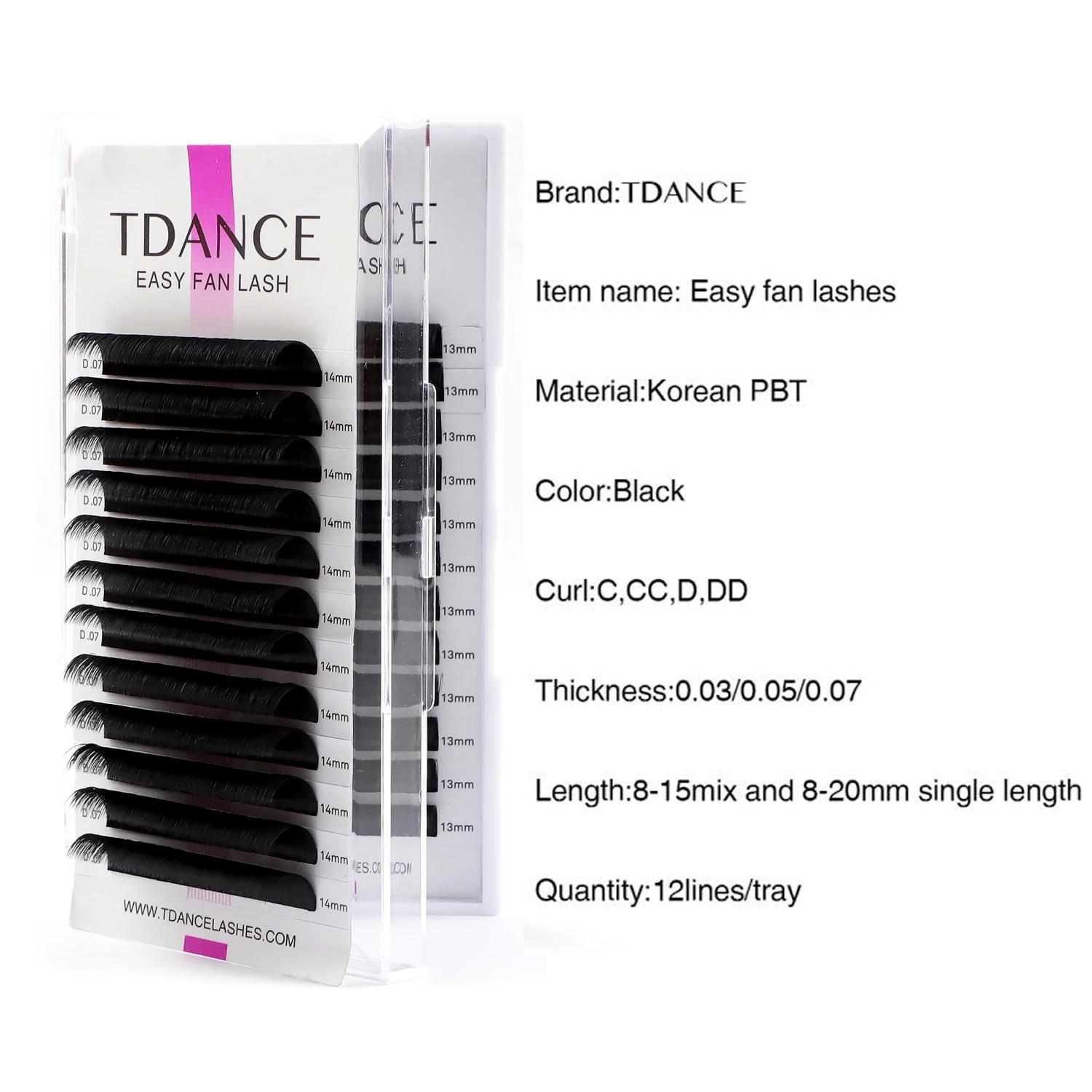 TDANCE Installation facile ventilateur rapide fleurs Extensions de cils cils individuels automatique