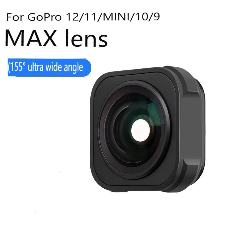 Objectif Go Pro 13 Max Mod Fov 155 ° Objectif grand Angle 5M, étanche, Anti-secouement, pour Gopro