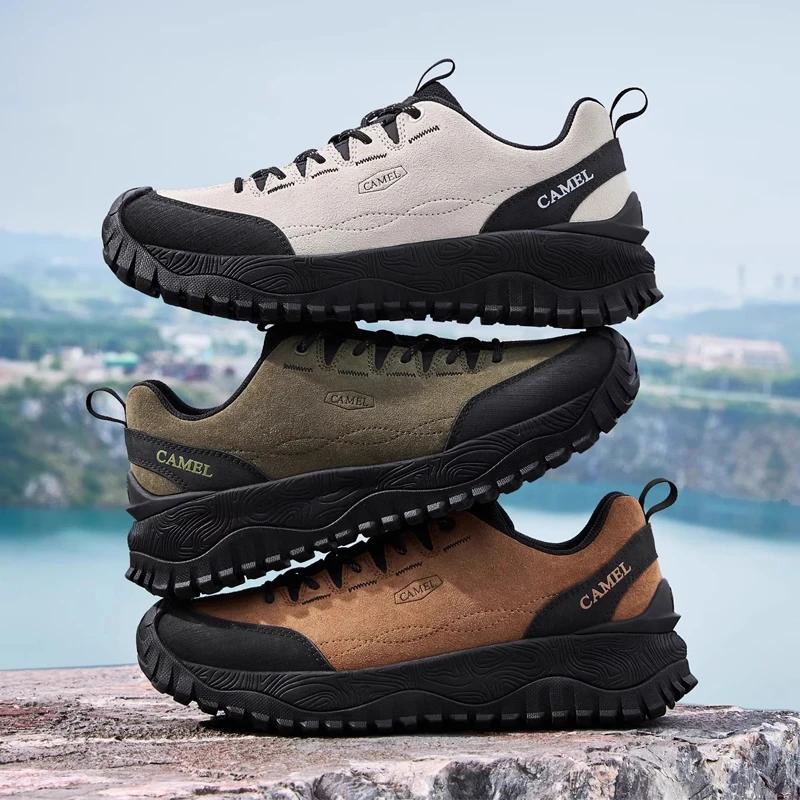 GOLDEN CAMEL chaussures de randonnée pour hommes anti-dérapant urbain chaussures d'alpinisme en plei
