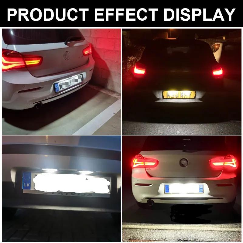 Feu de plaque d'immatriculation Led pour voiture, 2 pièces, Canbus sans erreur, pour BMW Mini Cooper