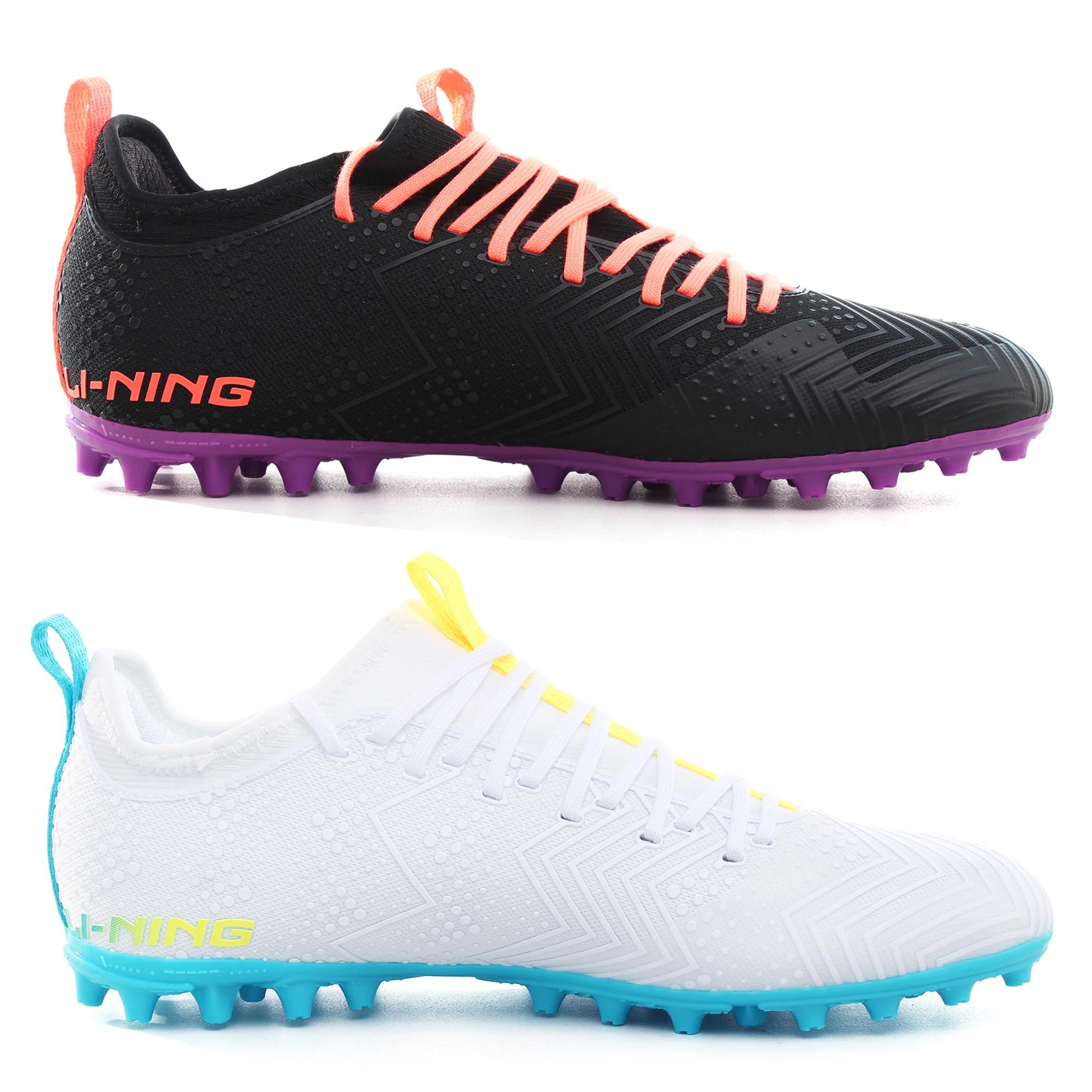 Li-ning chaussures de Football pour hommes AG sol respirant anti-dérapant Sport chaussures de Footba