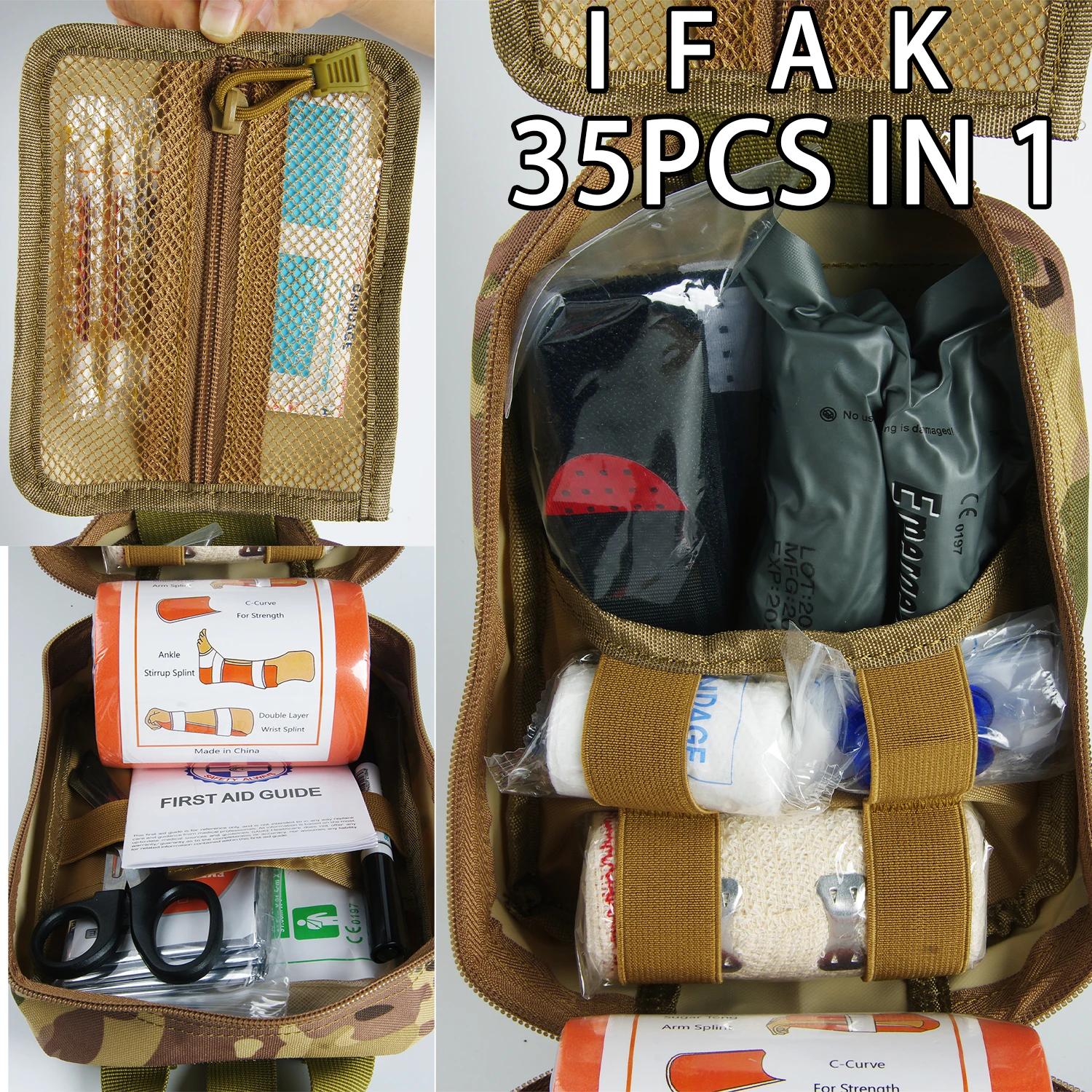 Sanke – pochette de sauvetage EDC, Kit de premiers secours, Kit de survie tactique pour traumatismes