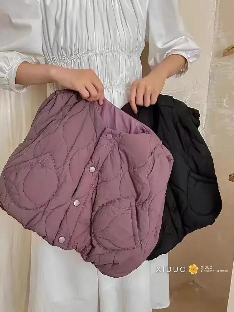 Gilet matelassé coréen pour enfants, glaçure rembourrée, garde au chaud, vêtements d'extérieur pour