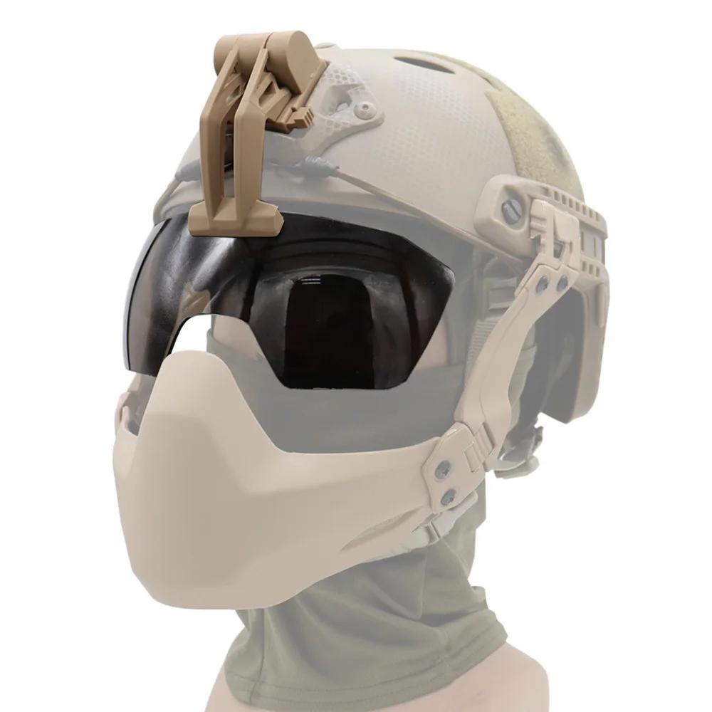 Dulhelmet-Lunettes de protection anti-buée coupe-vent, casque rapide, lunettes de paintball Airsoft,