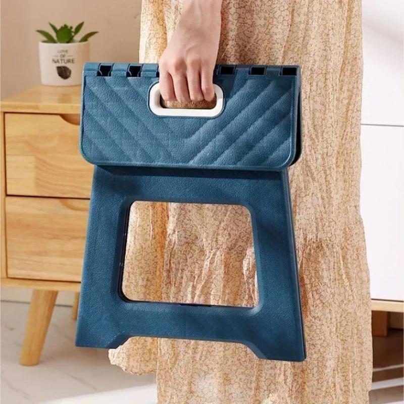 Tabouret pliant Portable pour enfants et adultes, chaise de selle en plastique épais pour activités