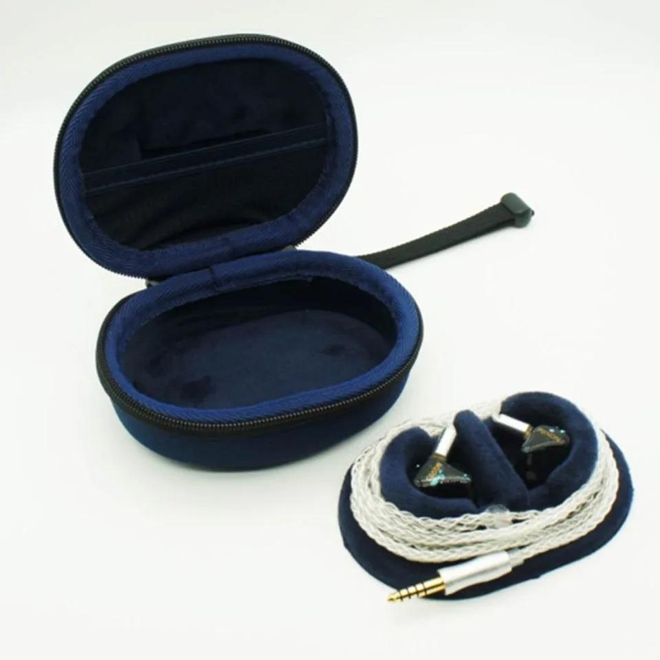 Penon-Boîte de rangement pour écouteurs en nylon portable, étui de transport IEM, haute qualité