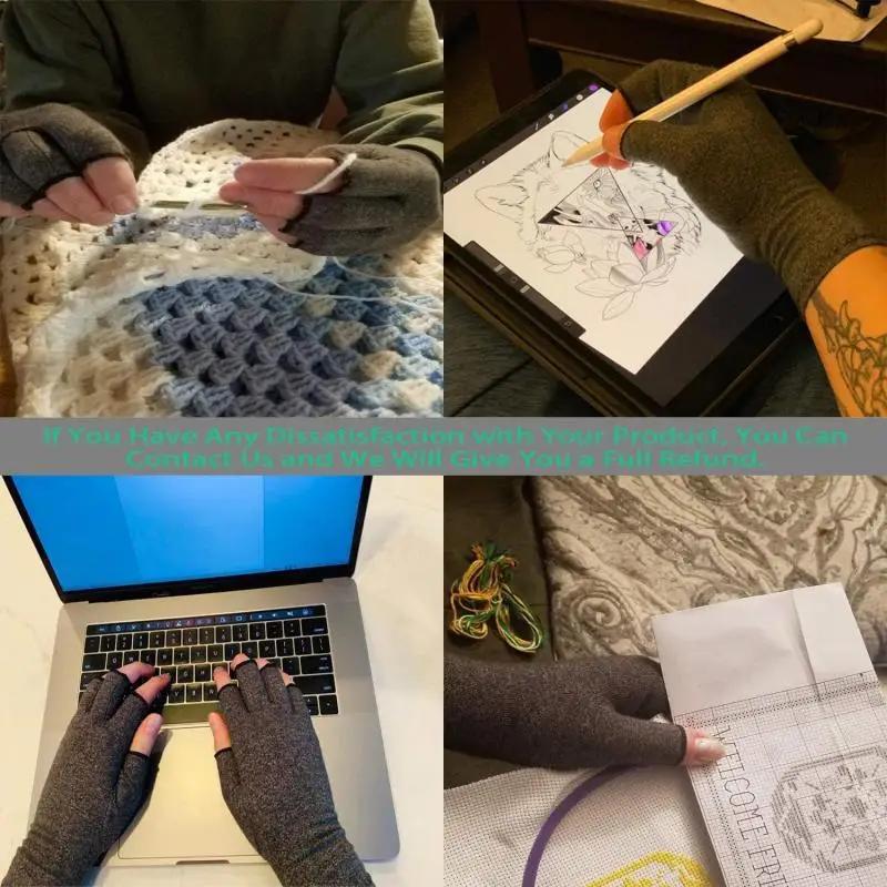 Gants de Compression pour l'arthrite, soutien du poignet, soulagement des douleurs articulaires, att