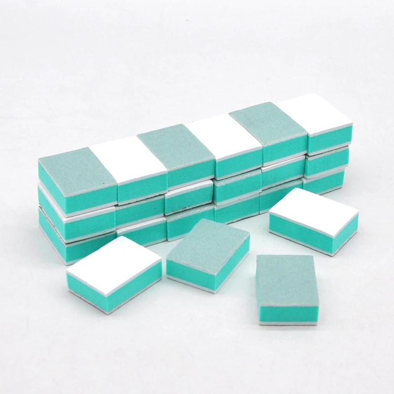 10/20/50 pièces/sac ongles tampon fichier bloc Double face Nail Art outil UV Gel polisseuse Mini pol