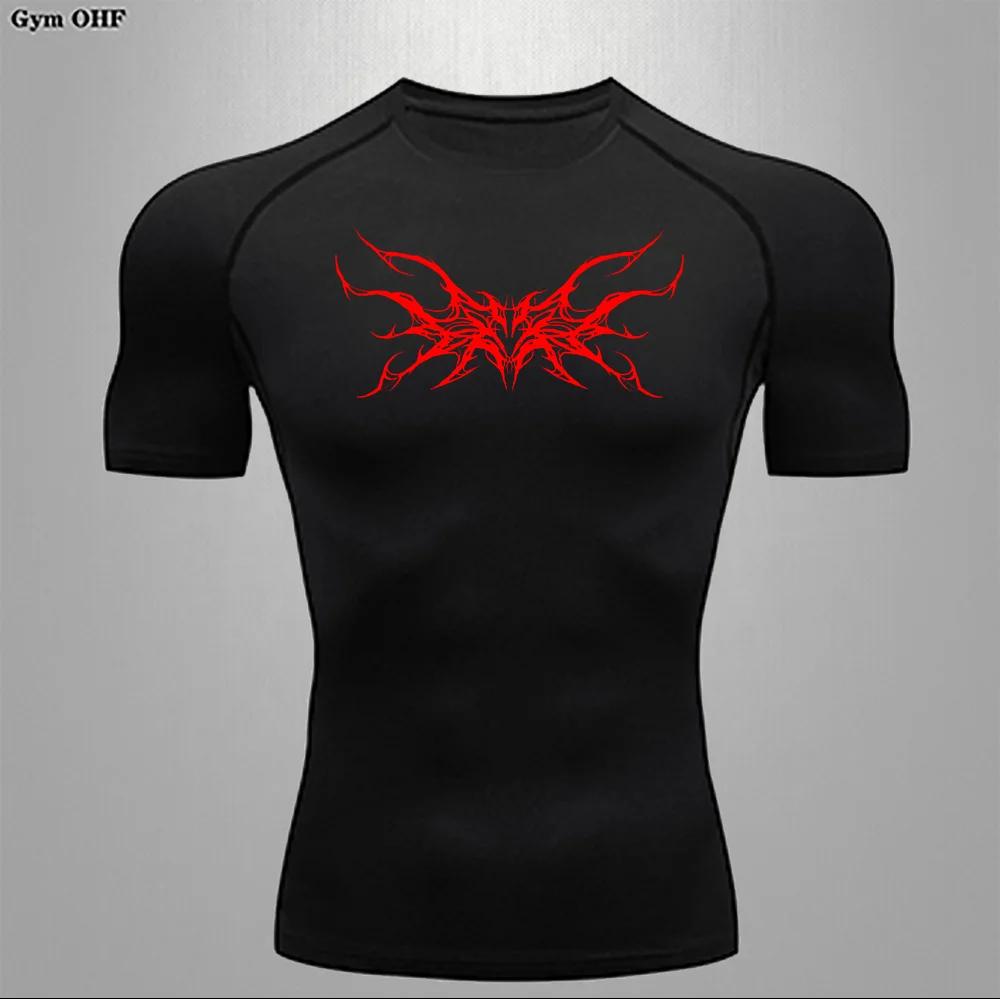 T-shirt compression homme minceur été - Chemise sport fitness salle gym séchage rapide confortable