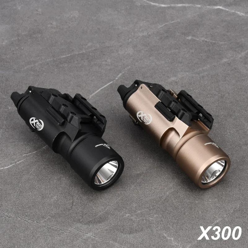 Tactique Surefir X300 X300U Ultra X300V XH35 pistolet en métal lumière stroboscopique LED adapté 20m