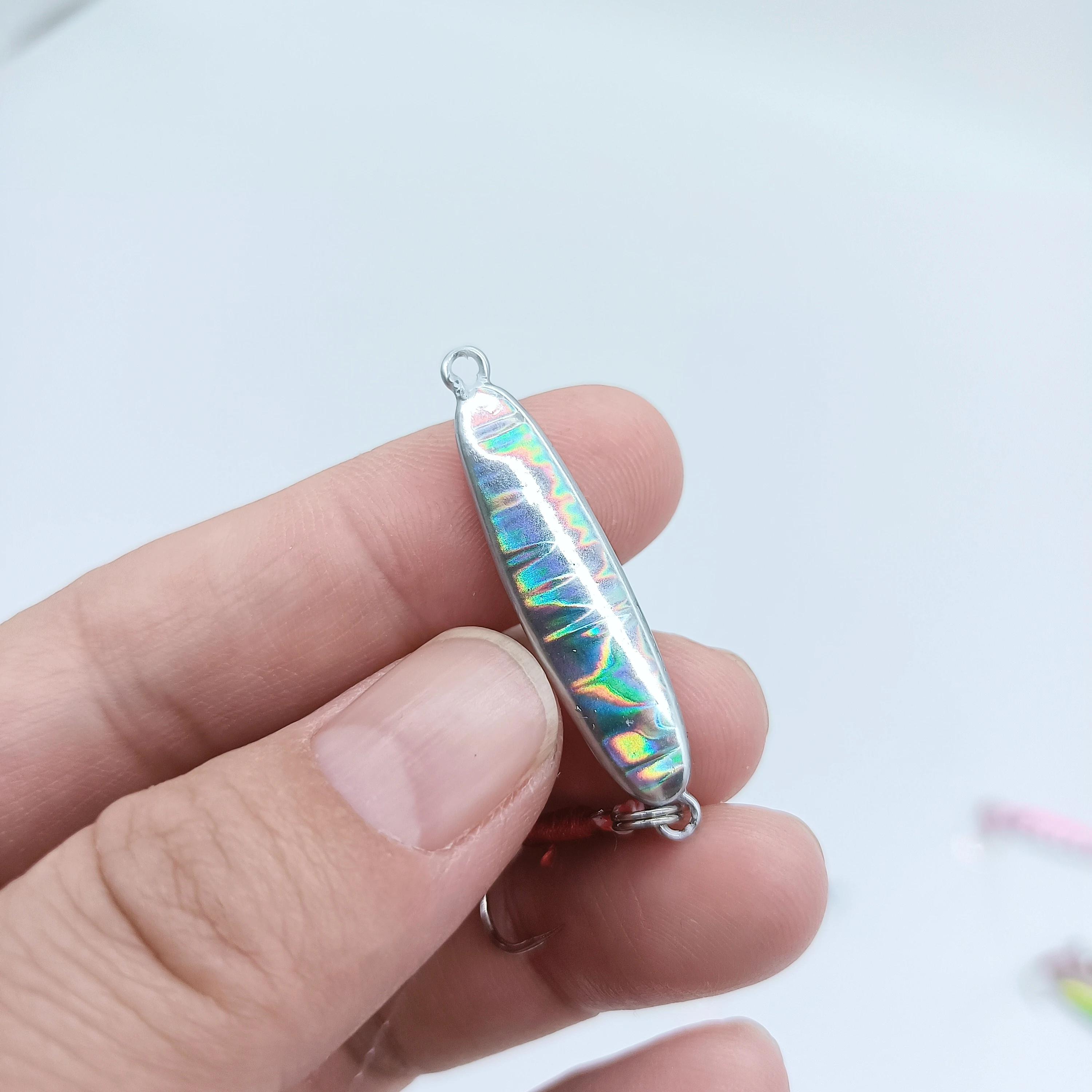 HOOFISH 1 pièces microjigging leurre de pêche 5.5g/32mm Mini gabarit appât Isca gabarit artificiel a