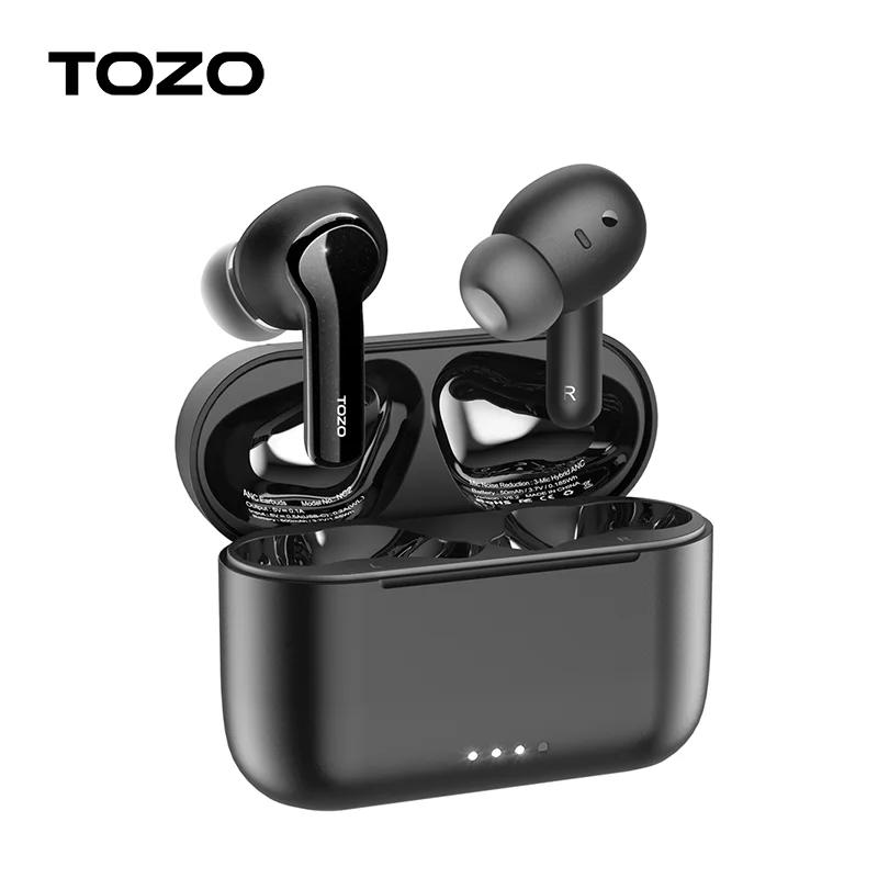 TOZO NC2 Écouteurs Bluetooth avec annulation active du bruit hybride, Écouteurs sans fil avec son im