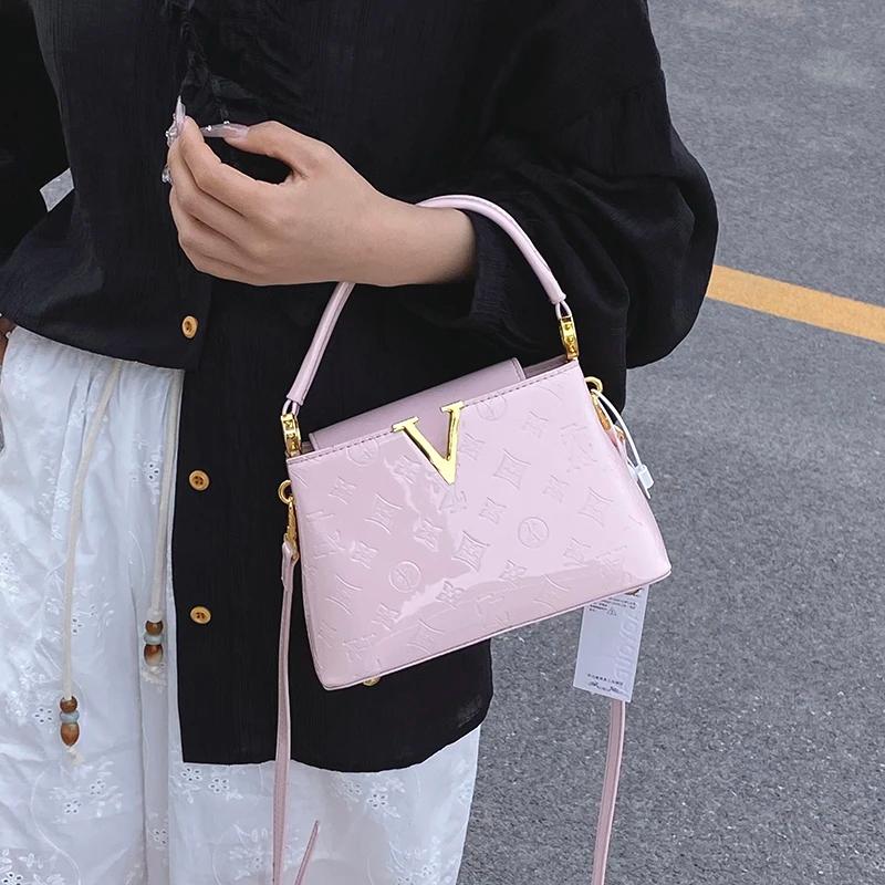 Sac messager élégant pour femme 2026, sac à bandoulière en cuir de haute qualité pour femme avec sty