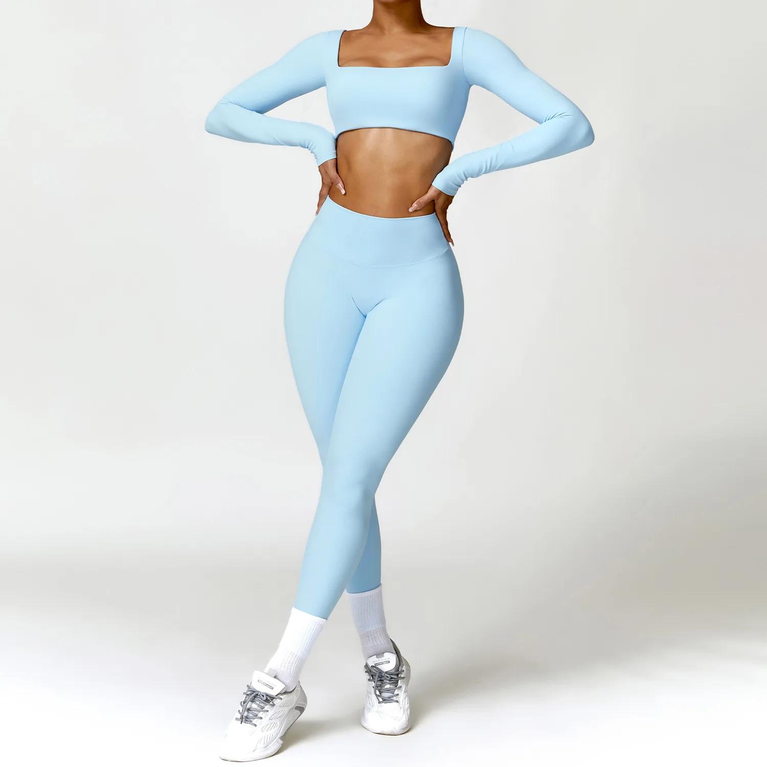 Ensemble de sport 2 pièces pour femme, séchage rapide, pour la gym, la course et l'entraînement, ave