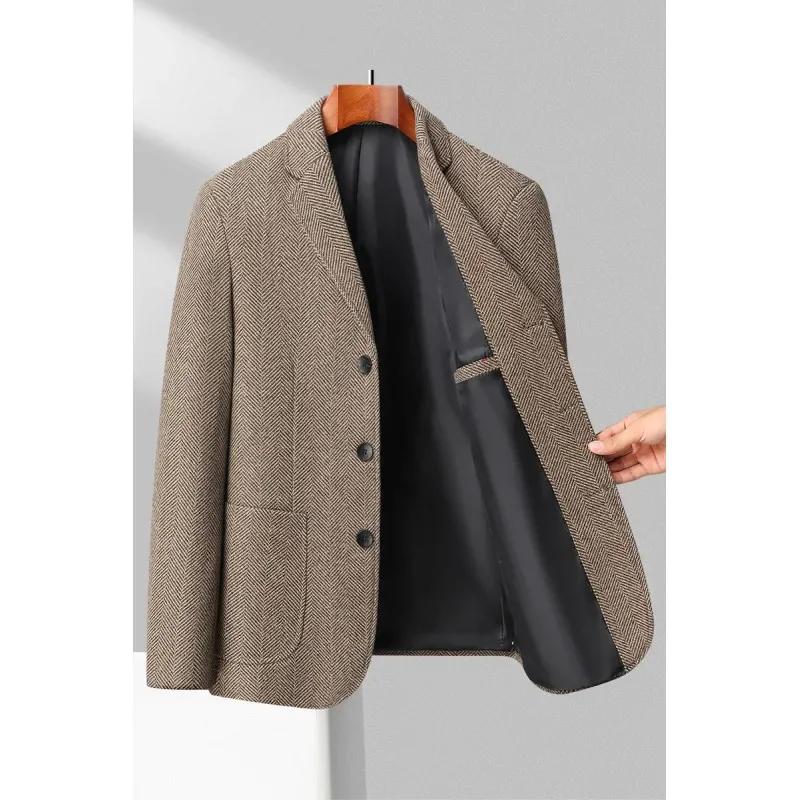 Blazer pour hommes, mode Business, beau Gentleman, Version coréenne de Style britannique, loisirs, S