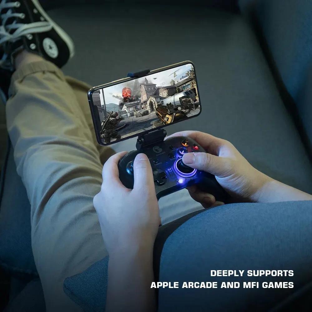 Manette de jeu Bluetooth sans fil pour Nintendo Switch, contrôleur de jeu, Apple Arcade, jeux MFi, t