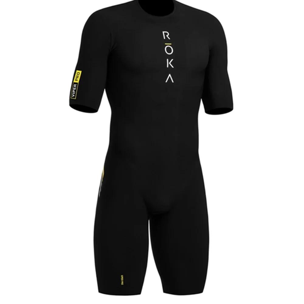 ROKA Triathlon costume hommes à manches courtes cyclisme maillot combinaison Triathlon Speedsuit Tri