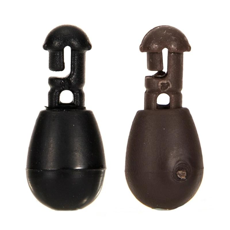 50 pièces de perles à changement rapide, Terminal de carpe, méthode de matériel, mangeoire, outils d