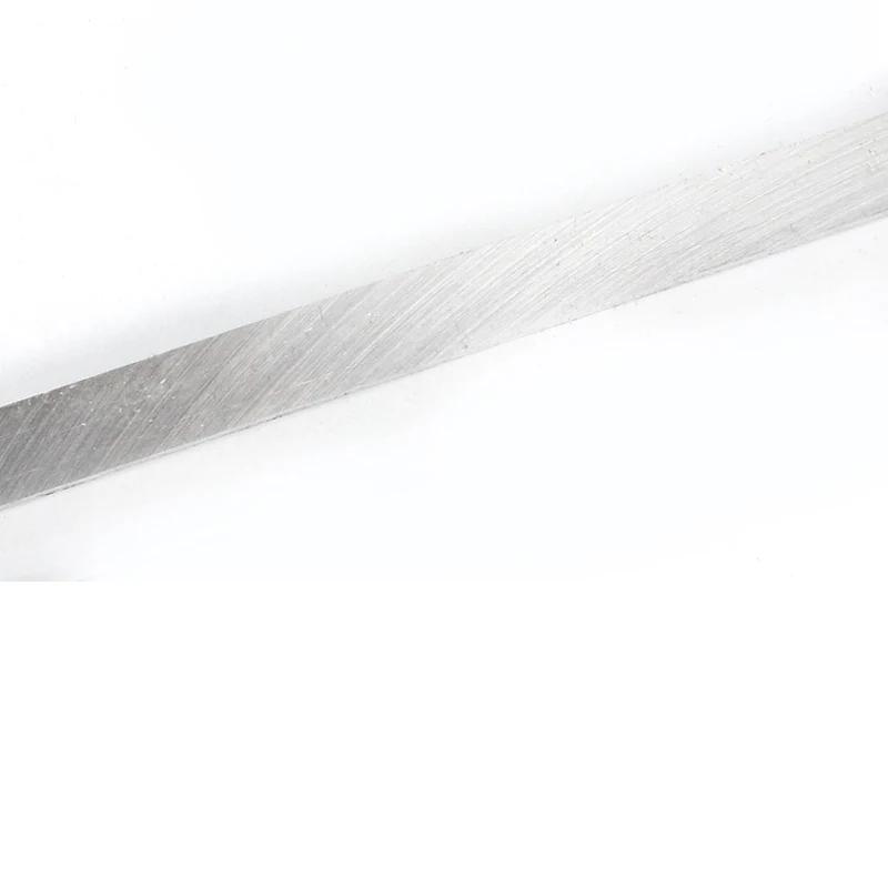 Couteau en acier blanc à grande vitesse HSS de 200mm de longueur, fraisage carré, foret de gravure,