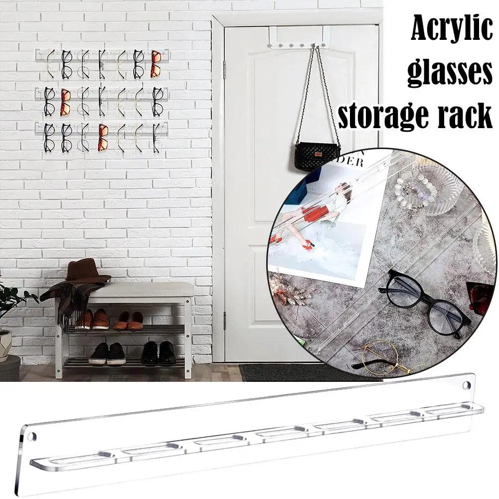 Support de rangement de lunettes en acrylique, support mural pour lunettes, présentoir monté sur le