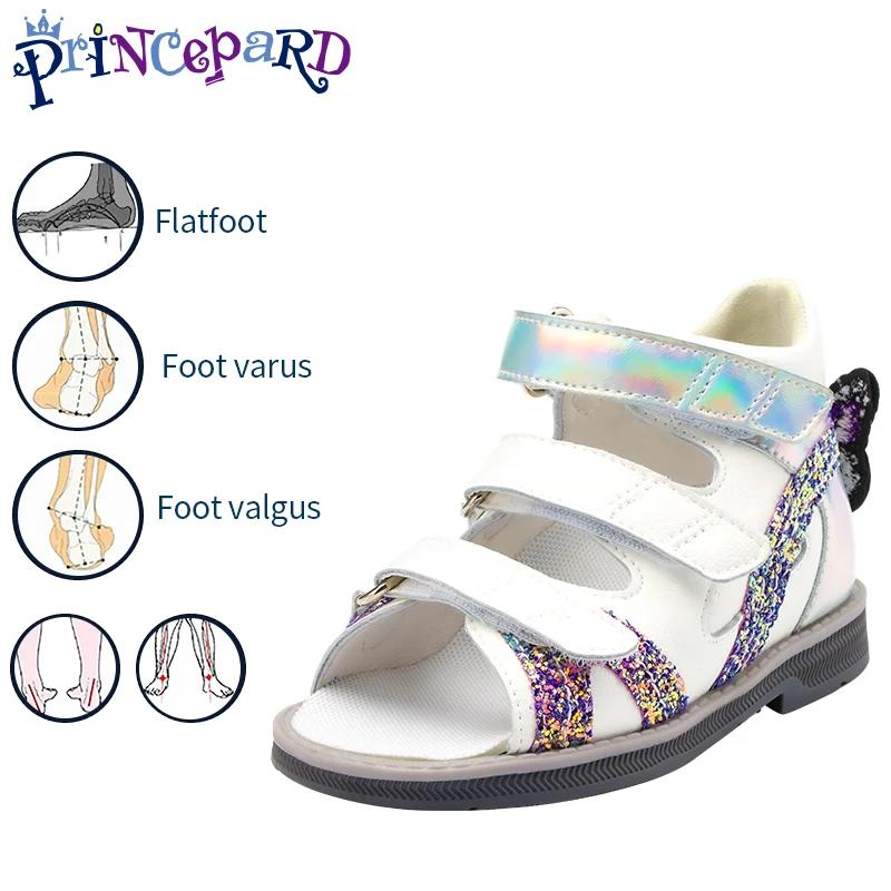 Sandales d'été pour enfants, chaussures orthopédiques 4 roues motrices, soutien de la voûte plantair