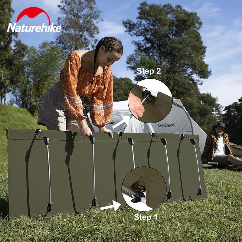 Natureifa Xjc05-Lit de Camping Pliant, Compact, Ultraléger, Voyage, Pêche, Plage, Couchage en Plein
