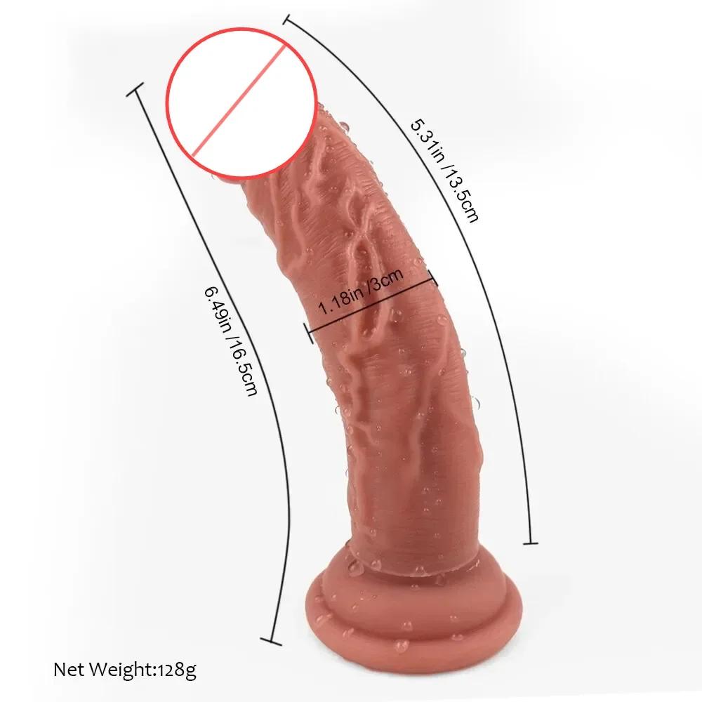 Petit Godemichet Anal Réaliste, Pénis Nik, Jouet Sexuel, Bite, Prostate, 6 Pouces