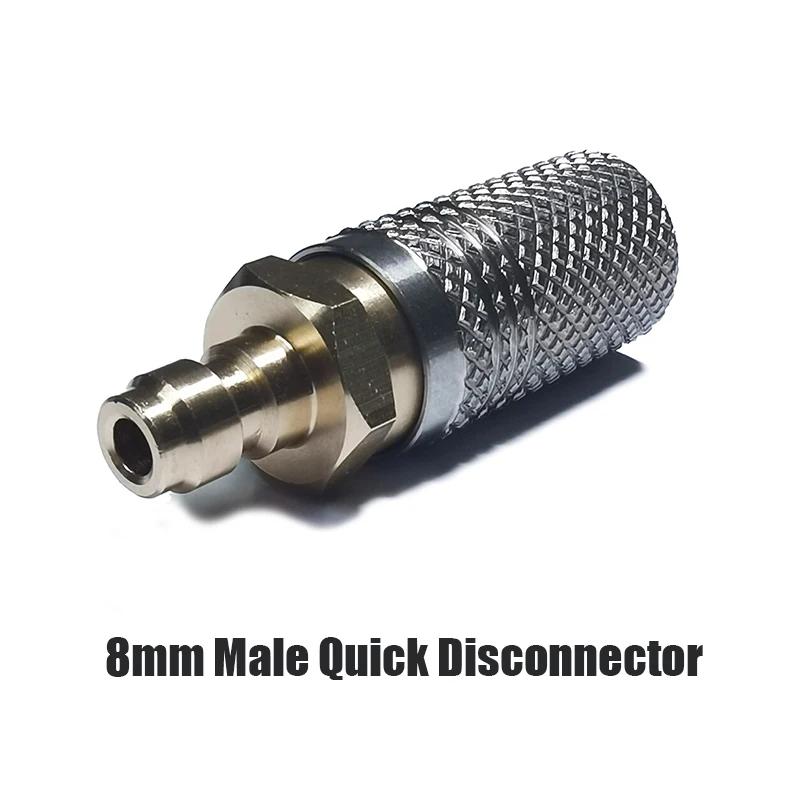 Air HPA Soft Rainbow Air Charging Quick Release Adapter Socket, 8mm Male Continents, Accessoires, 1,