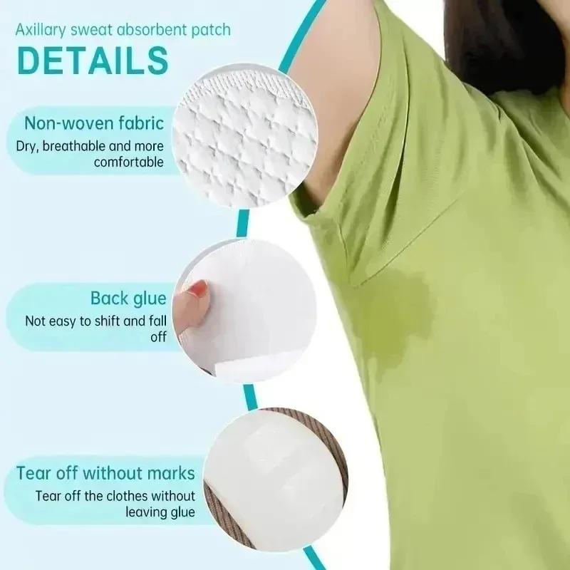 Coussinets anti-transpiration invisibles pour aisselles, tampons absorbant la sueur pour doublures d