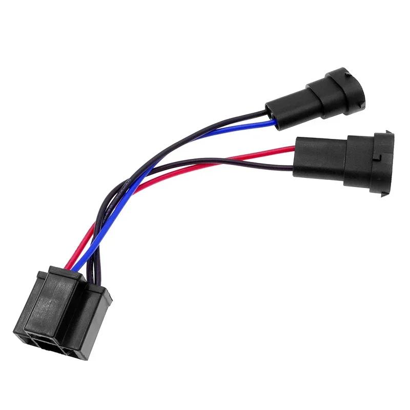 Adaptateur de faisceau de câbles H4 à H11, 1 paire, connecteur de câble de Conversion d'ampoule de p