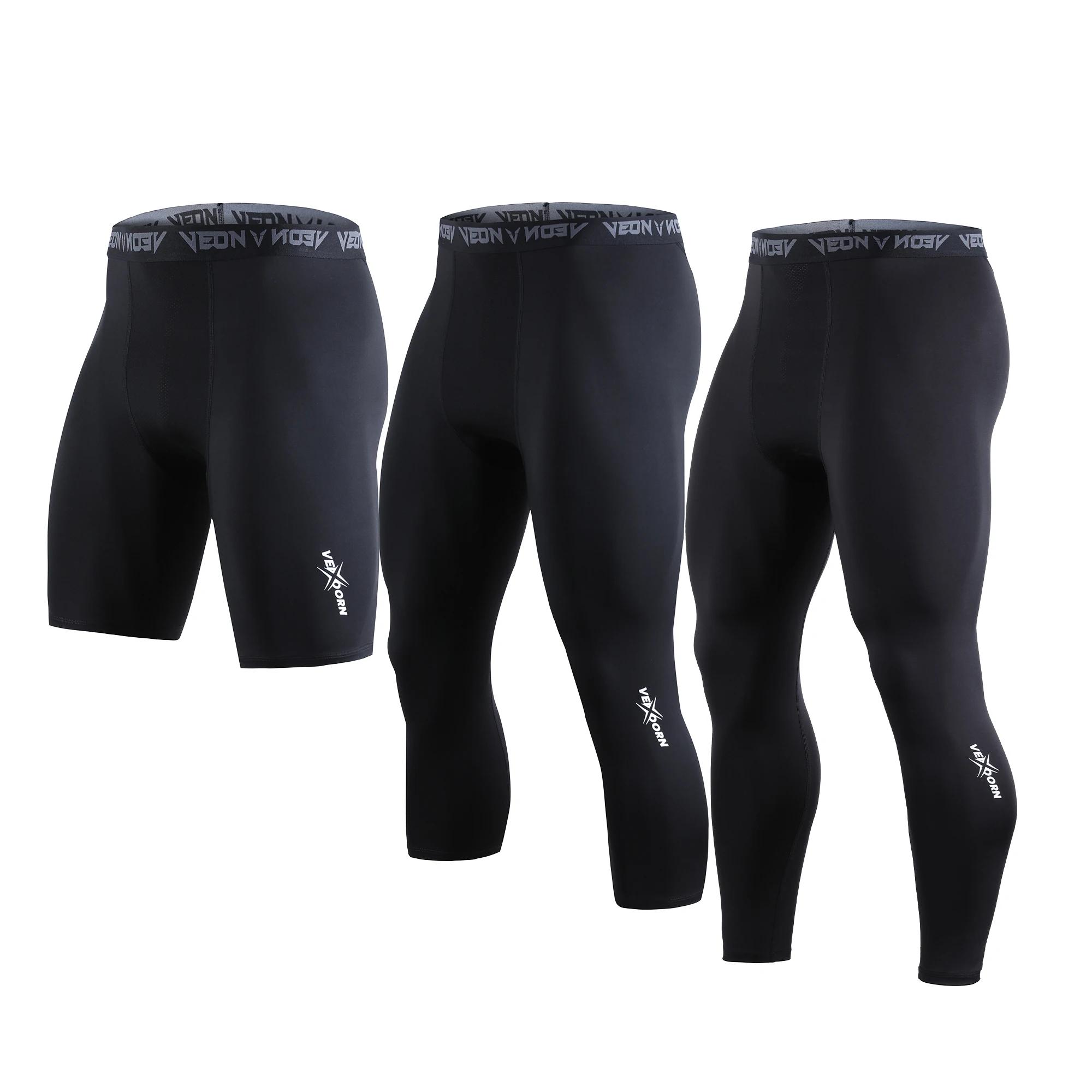 Pantalons de Compression pour hommes, collants Cool et secs, couche de base de sport, collants de co