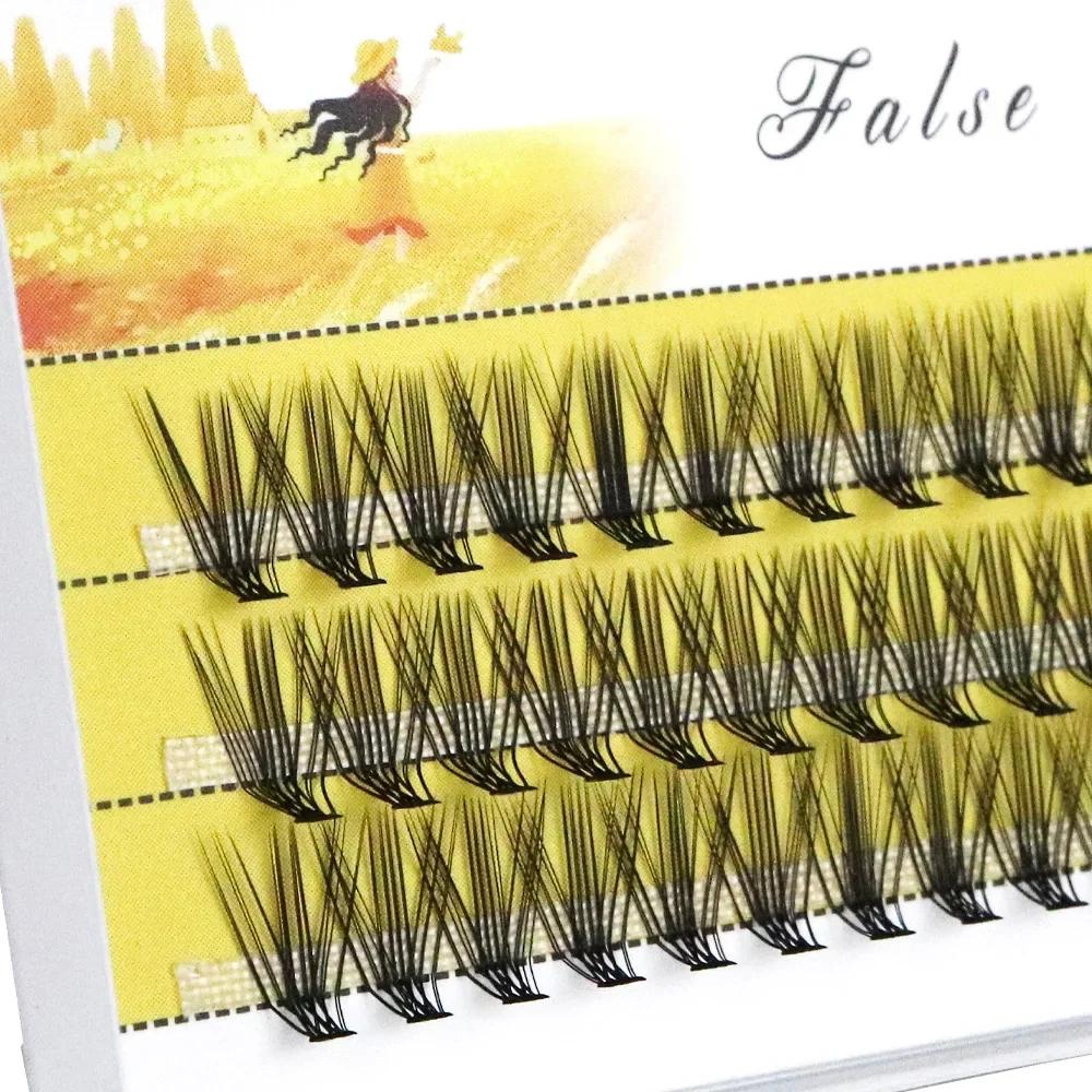 Extensions de cils en vison naturel, nouveaux grappes de cils bouclés 20D C/D/L, cils personnels, ci