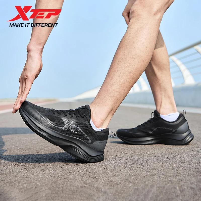 Xtep chaussures de course pour hommes 2025 étape légère Absorption des chocs doux respirant absorban