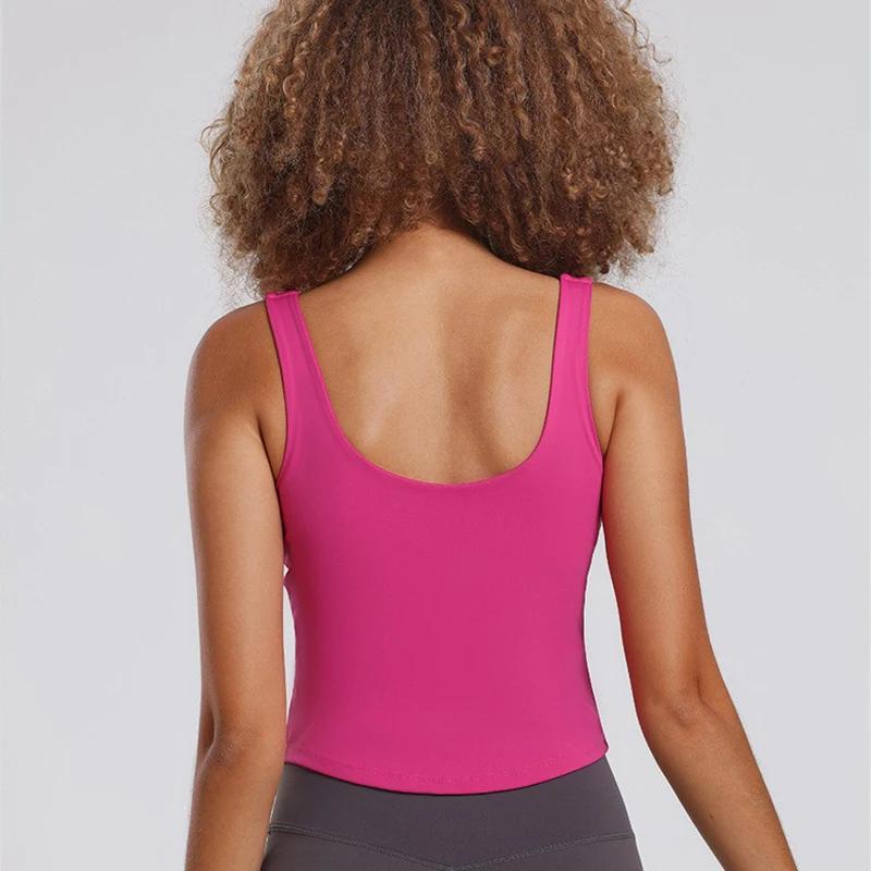 Soutien-gorge de sport sans couture pour femmes, haut tubulaire, sans manches, Streetwear, Camisole,