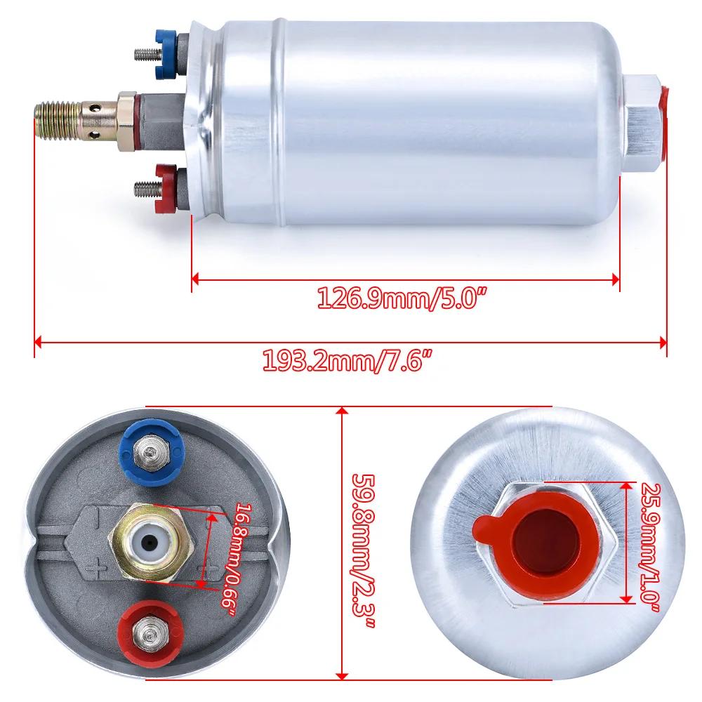 PQY - TOP appelle pompe à carburant externe ALITY 044 OEM:0580 254 044 Poulor 300lph livré avec PQY-