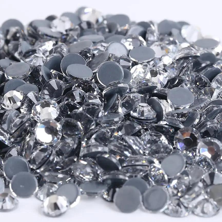 Strass Super pailletés AB Non correcteurs, SS3-SS50, Strass à dos plat, couture et tissu pour vêteme