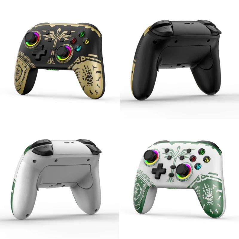 Manette de jeu sans fil Bluetooth, style Tears of the Kingdom Pro, manette de jeu pour NS, PC, Andro