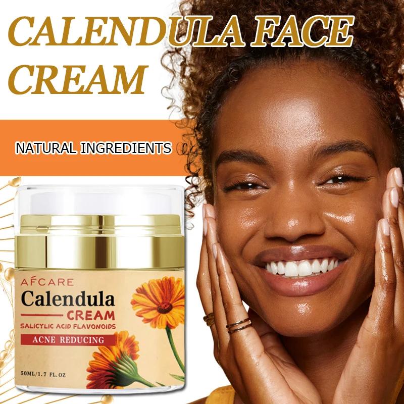 Crème hydratante puissante au calendule naturelle, 50ML, peau lisse, améliore la peau sèche et rugue