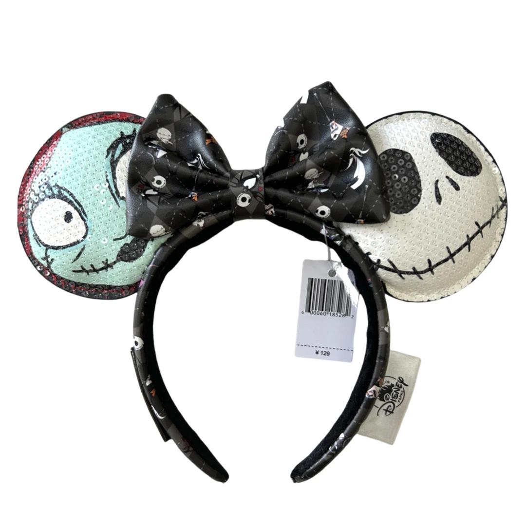 Disney-Bandeau de sauna Oreilles de Minnie Mouse, Loungefly, Halloween Fright Night, Vêtements de sa
