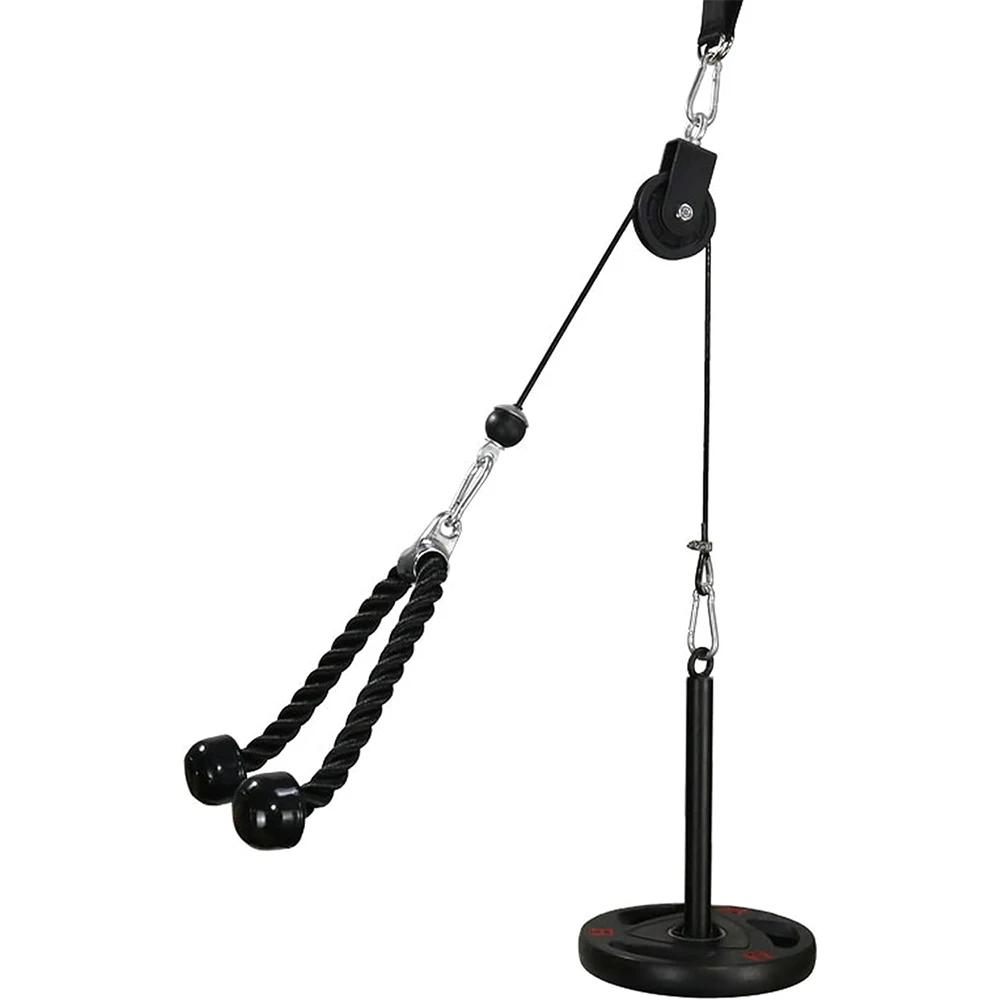 Système de poulie de traction pour musculation - Machine à câble pour triceps, biceps, dos et avant-bras
