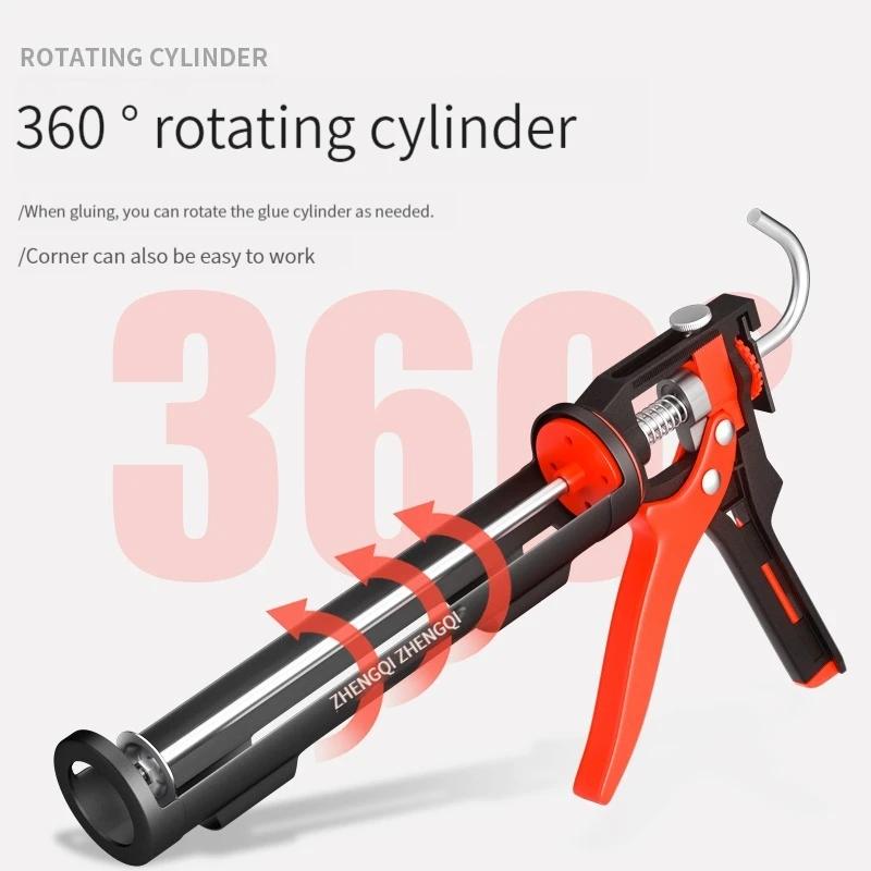 Pistolet à colle pour verre de haute qualité manuel universel 360 ° Pistolet à colle rotatif, outi