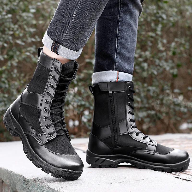 Bottes tactiques de Combat en maille respirante Ultra légères pour hommes et femmes, bottes de rando
