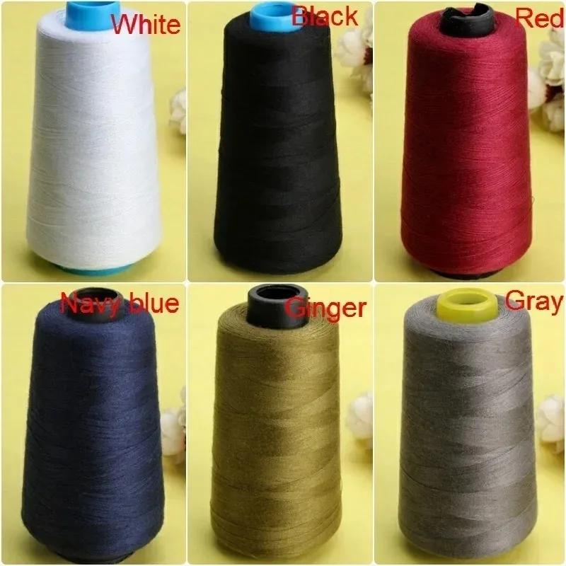 Machine à coudre surjeteuse industrielle, 12 couleurs exceptionnelles, 3000 Yards, fil en Polyester,