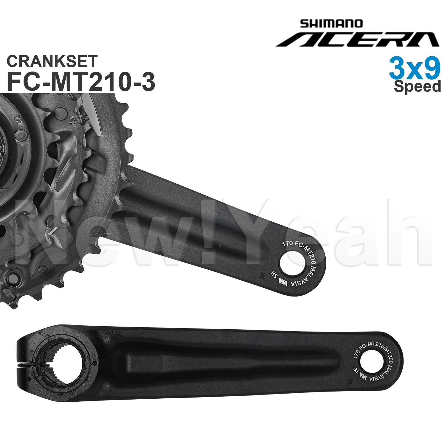 Groupe de transmission SHIMANO ACERA M3000 3x9 vitesses avec pédalier FC-MT210-3 et boîtier de pédal