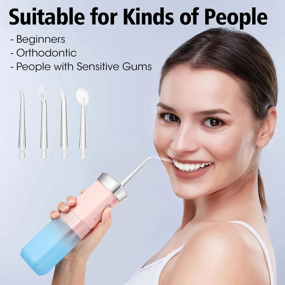 Irrigateur buccal électrique Portable, fil dentaire sans fil, choix de dents pour la maison, le voya