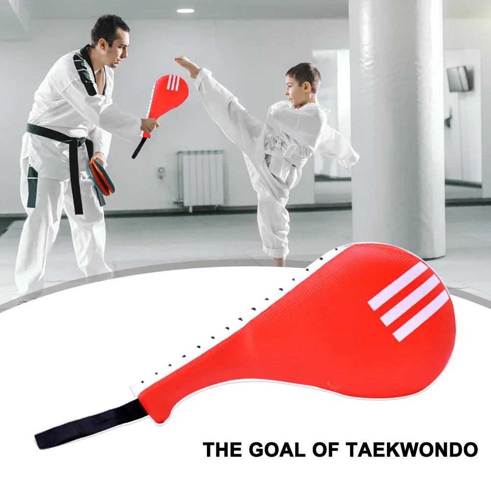 Cible de pied PU Taekwondo karaté - Équipement d'entraînement boxe portable avec poignée