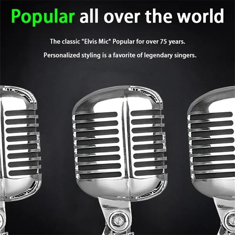 Support universel pour Live Performance Karaoké Microphone en métal vintage pour 55SH Classic Dynami