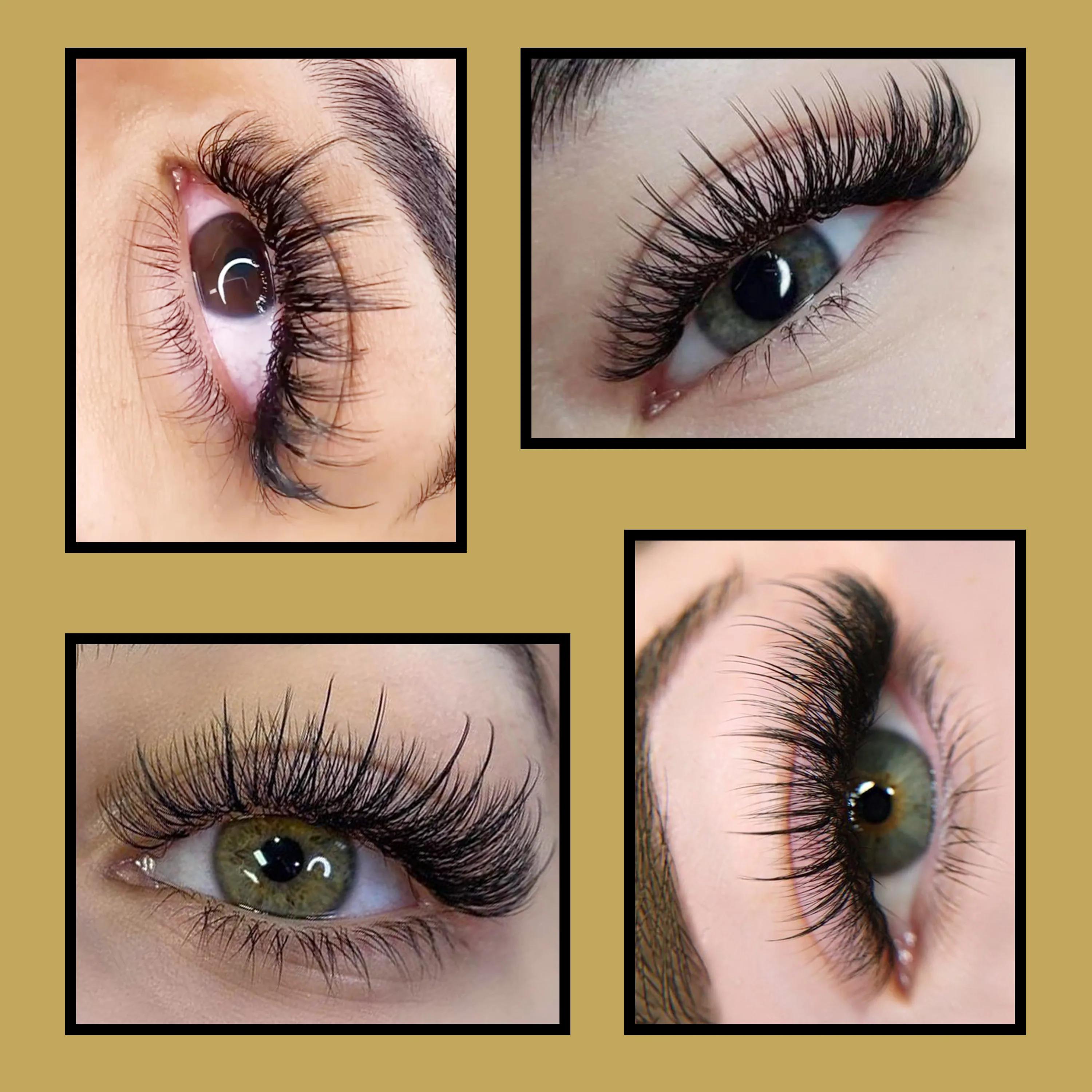 CoMango Qualité 5D Fée Fleur Flora Cils Préfabriqués Fans Cils Individuels Extension Maquillage Natu